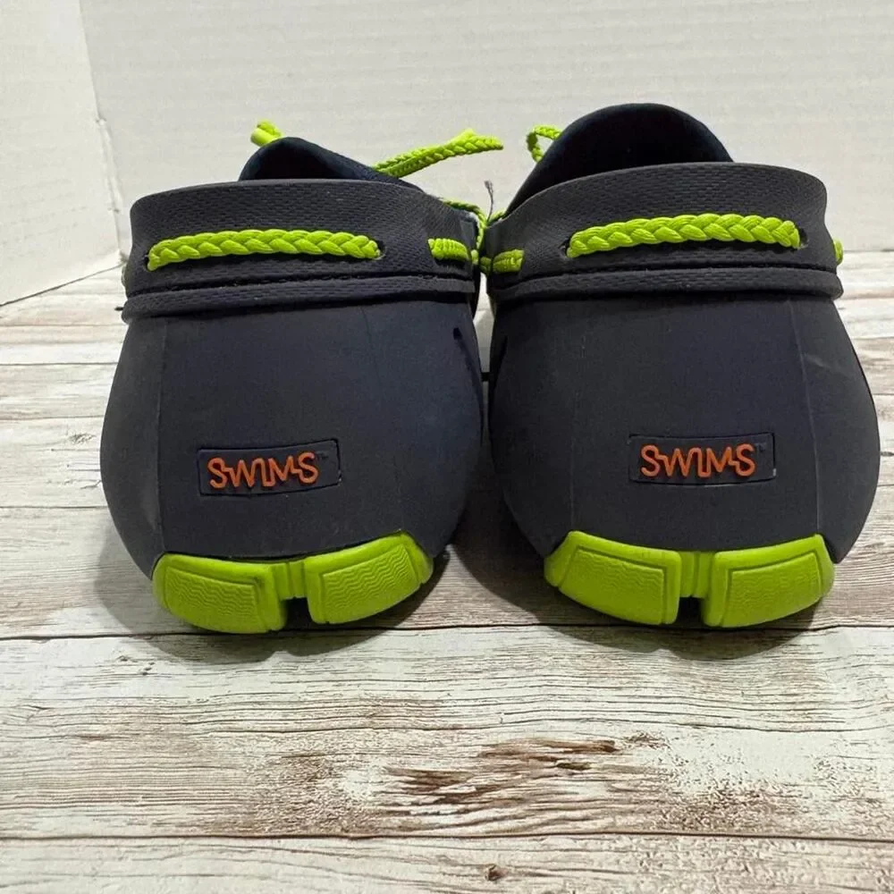 Swims Men's Navy and Black Boat-shoes